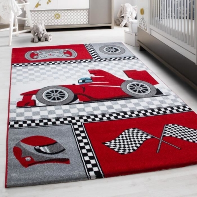 Cars - tapis enfant lavable rouge 140 x 200 cm PLAY1402002907RED - Conforama